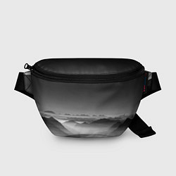 Поясная сумка Туманные горы, цвет: 3D-принт