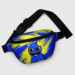 Поясная сумка Радужные друзья радостный Синий, цвет: 3D-принт — фото 2