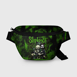 Поясная сумка Slipknot green art