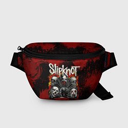 Поясная сумка Slipknot rock, цвет: 3D-принт