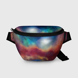 Поясная сумка Многогранное космическое пространство - яркая звез, цвет: 3D-принт