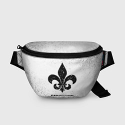 Поясная сумка Saints Row с потертостями на светлом фоне, цвет: 3D-принт