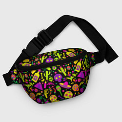 Поясная сумка Mexican motifs, цвет: 3D-принт — фото 2