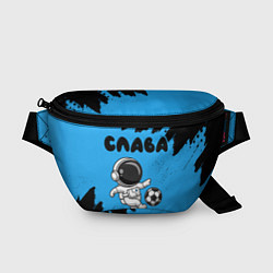 Поясная сумка Слава футболист космонавт, цвет: 3D-принт