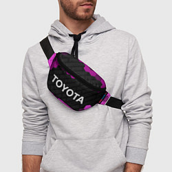 Поясная сумка Toyota pro racing: надпись и символ, цвет: 3D-принт — фото 2