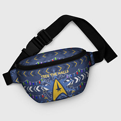 Поясная сумка Новогодний Звездный путь, цвет: 3D-принт — фото 2