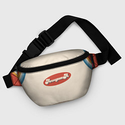 Поясная сумка Аннушка - в стиле ретро, цвет: 3D-принт — фото 2