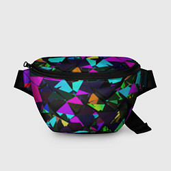 Поясная сумка Shapes triangle geometry, цвет: 3D-принт