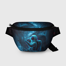 Поясная сумка An astronaut in blue space, цвет: 3D-принт