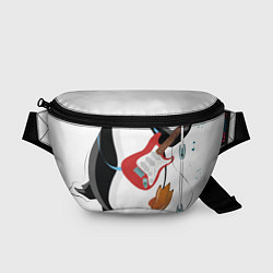 Поясная сумка Пингвин- гитарист, цвет: 3D-принт