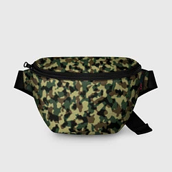 Поясная сумка Военный камуфляж, цвет: 3D-принт