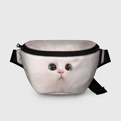 Поясная сумка Милый кот с большими глазами, цвет: 3D-принт