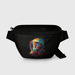 Поясная сумка Кот в скафандре - космонавт, цвет: 3D-принт