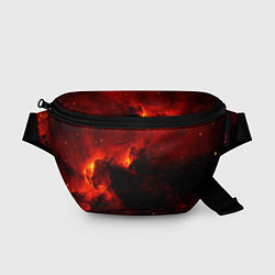 Поясная сумка Огненный туманный космос, цвет: 3D-принт