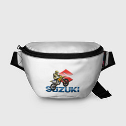 Поясная сумка Suzuki motorcycle, цвет: 3D-принт