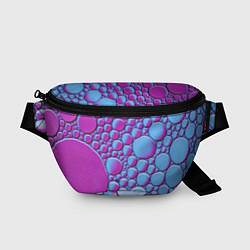 Поясная сумка Масляные пузыри, цвет: 3D-принт