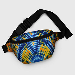 Поясная сумка Tie dye стиль хиппи, цвет: 3D-принт — фото 2