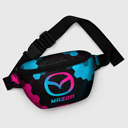 Поясная сумка Mazda - neon gradient, цвет: 3D-принт — фото 2