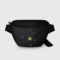 Поясная сумка Солнце и планеты, цвет: 3D-принт