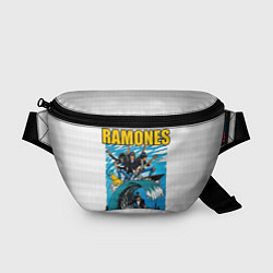 Поясная сумка Ramones rock away beach, цвет: 3D-принт