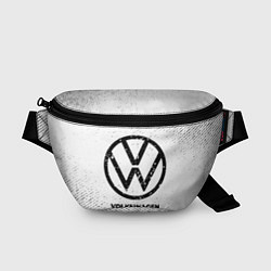 Поясная сумка Volkswagen с потертостями на светлом фоне