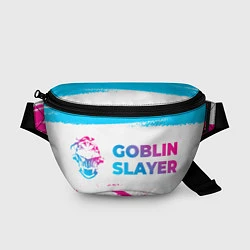 Поясная сумка Goblin Slayer neon gradient style: надпись и симво, цвет: 3D-принт
