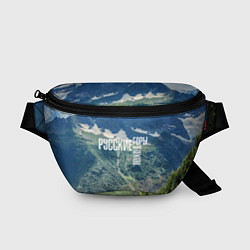 Поясная сумка Пеший поход по русским горам, цвет: 3D-принт