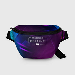 Поясная сумка Destiny gaming champion: рамка с лого и джойстиком, цвет: 3D-принт