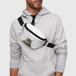 Поясная сумка Капибара пофигист, цвет: 3D-принт — фото 2