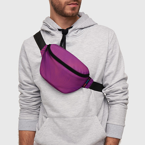 Поясная сумка Фантазия в пурпурном / 3D-принт – фото 3