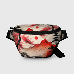 Поясная сумка Японский традиционный пейзаж, цвет: 3D-принт