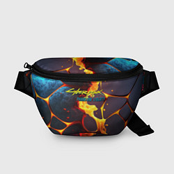 Поясная сумка Cyberpunk 2077 phantom fire, цвет: 3D-принт