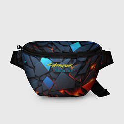 Поясная сумка Cyberpunk 2077 phantom logo, цвет: 3D-принт