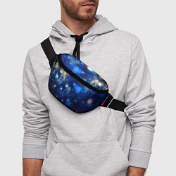 Поясная сумка Неоновые водные блики, цвет: 3D-принт — фото 2