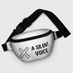 Поясная сумка A Silent Voice glitch на светлом фоне: надпись и с, цвет: 3D-принт — фото 2