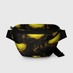 Поясная сумка Gold black, цвет: 3D-принт