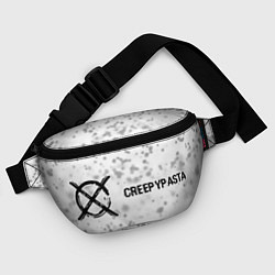 Поясная сумка CreepyPasta glitch на светлом фоне: надпись и симв, цвет: 3D-принт — фото 2