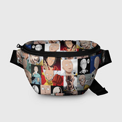 Поясная сумка Saitama - many faces, цвет: 3D-принт