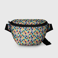 Поясная сумка Треугольная мозаика, цвет: 3D-принт