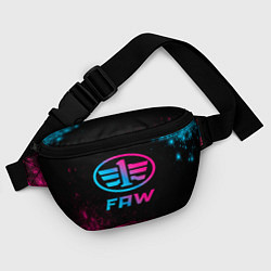 Поясная сумка FAW - neon gradient, цвет: 3D-принт — фото 2