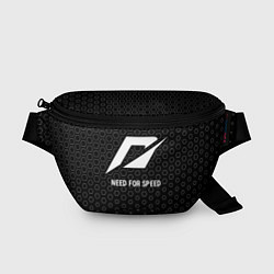 Поясная сумка Need for Speed glitch на темном фоне, цвет: 3D-принт