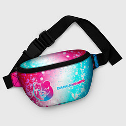 Поясная сумка Danganronpa neon gradient style: надпись и символ, цвет: 3D-принт — фото 2