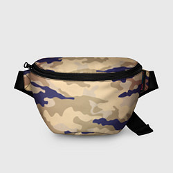 Поясная сумка Камуфляжный узор веенний, цвет: 3D-принт