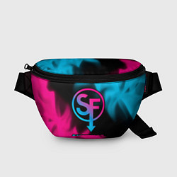 Поясная сумка Sally Face - neon gradient, цвет: 3D-принт