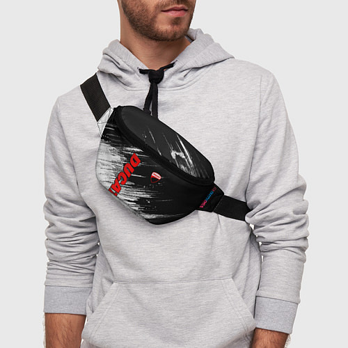Поясная сумка Ducati - потертости краски / 3D-принт – фото 3