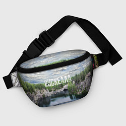 Поясная сумка Карелия горный парк Рускеала, цвет: 3D-принт — фото 2