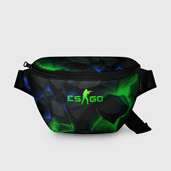 Поясная сумка CS GO dark green, цвет: 3D-принт