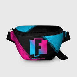 Поясная сумка Fortnite - neon gradient, цвет: 3D-принт