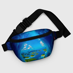 Поясная сумка Другой волшебный мир за ледяной стеной, цвет: 3D-принт — фото 2
