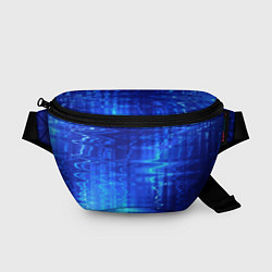 Поясная сумка Водная рябь, цвет: 3D-принт